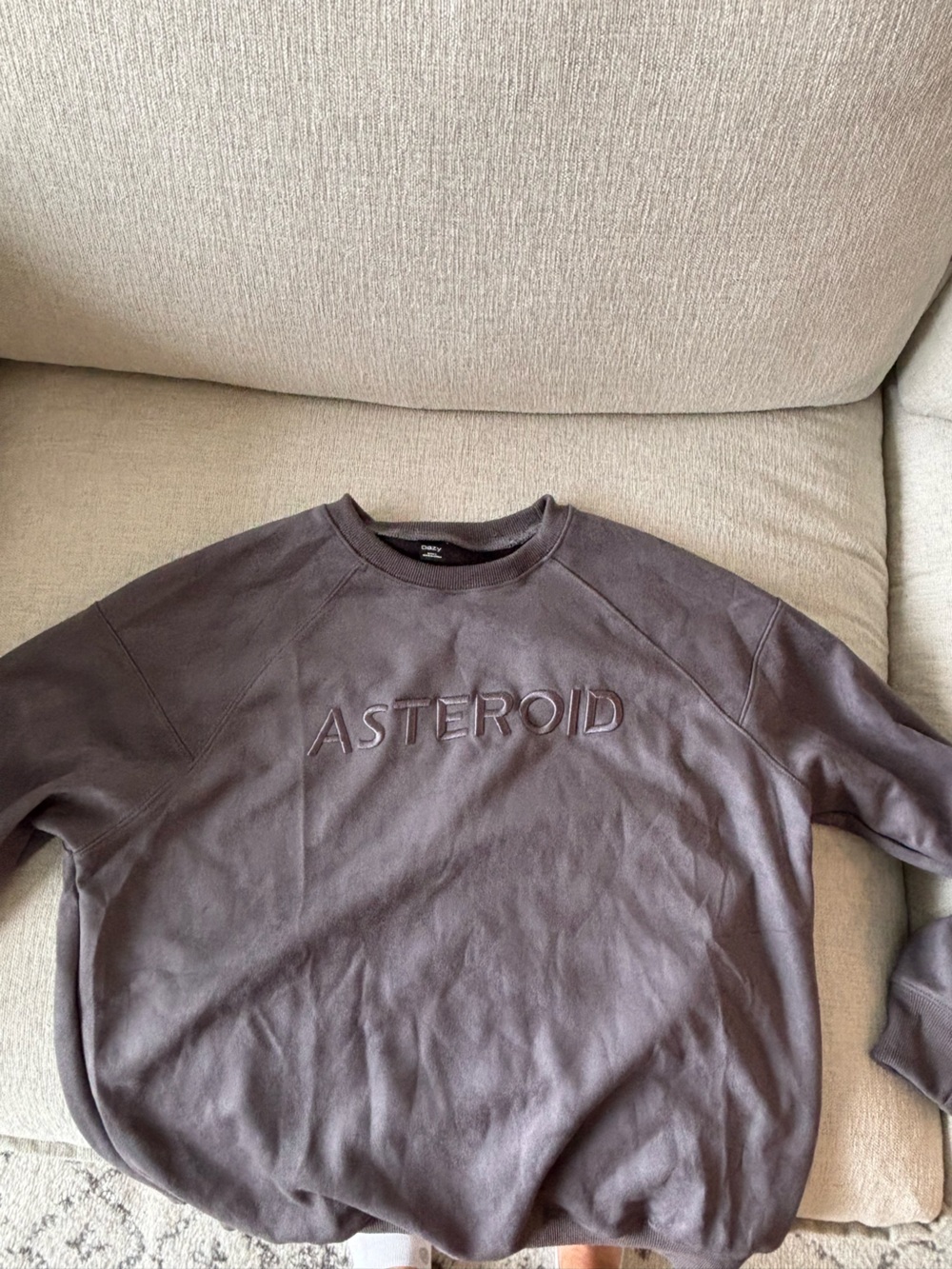 Dazy Asteroid Graphic Sweatshirt Brown